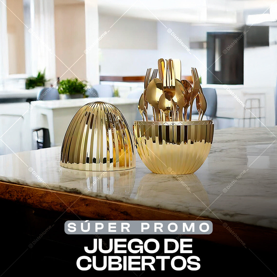 JUEGO DE CUBIERTOS HUEVO