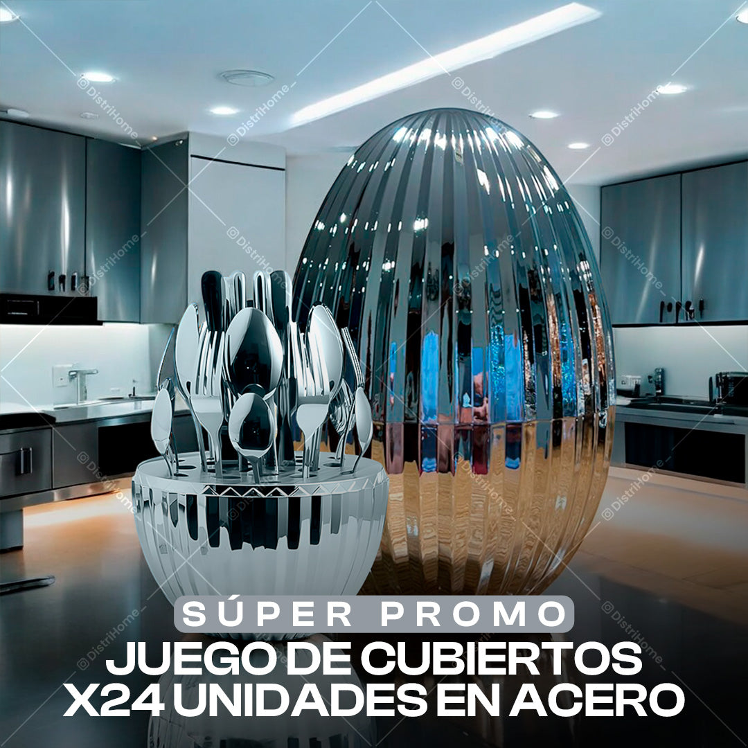 JUEGO DE CUBIERTOS HUEVO