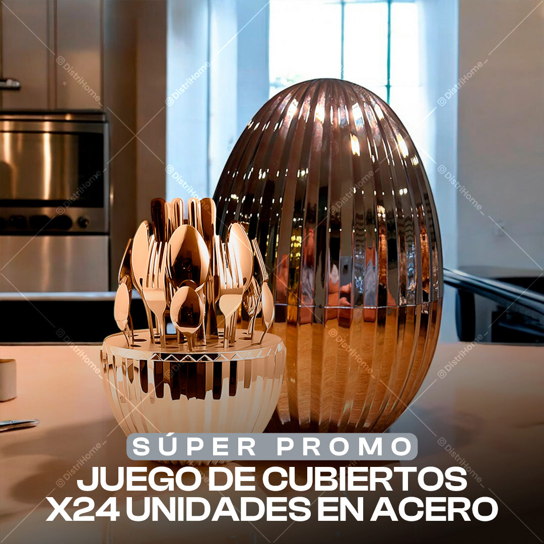 JUEGO DE CUBIERTOS HUEVO